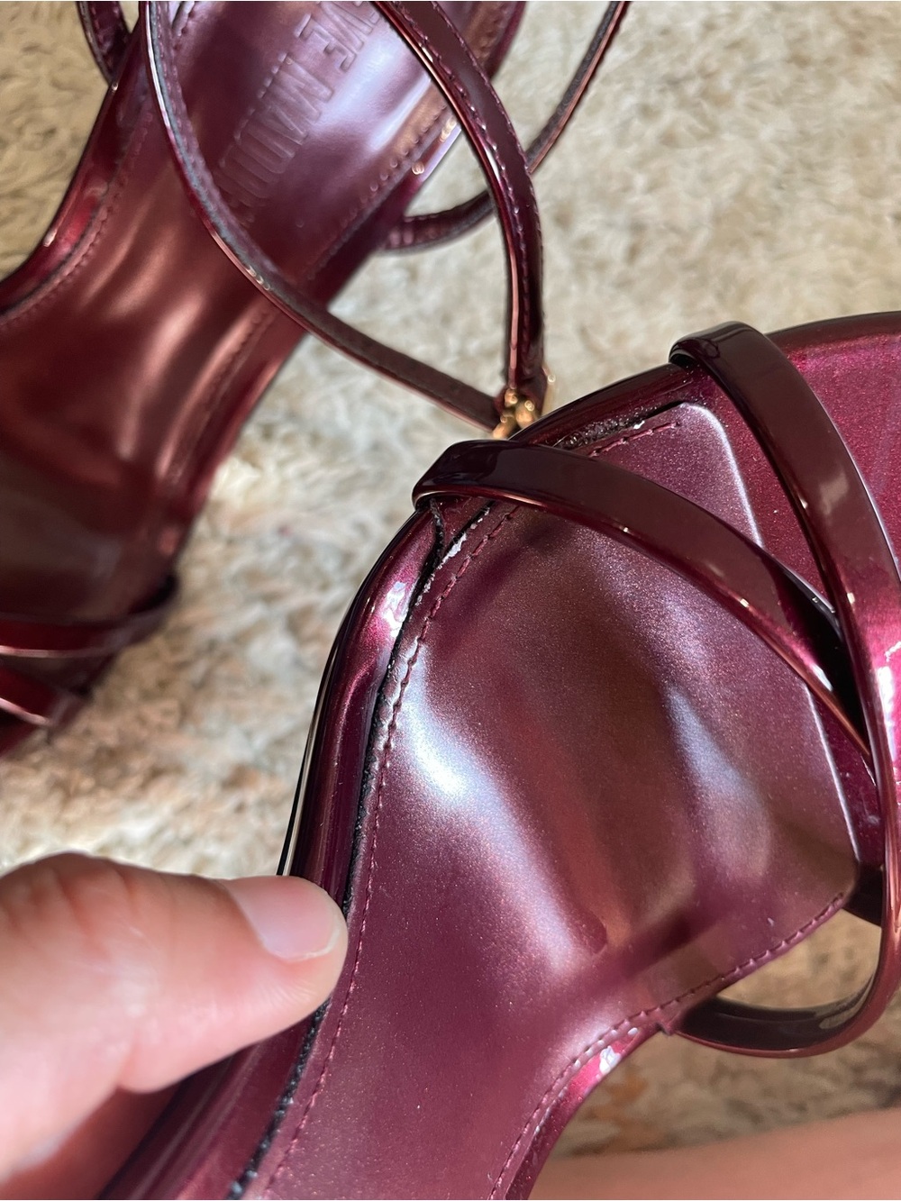 Steve Madden Jypsey Sandal Heels Size 5.5 - Picture 3 of 5